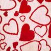 5Pcs Valentines Theme Lace Table Runner and Placemat Set with Heart Pattern Romantics Weddig Anniversaries Dinner Decors