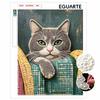 DIY 3D Pearl Diamond Painting Art Set Cute Cat Home Decor Animal Art Set Wall Art