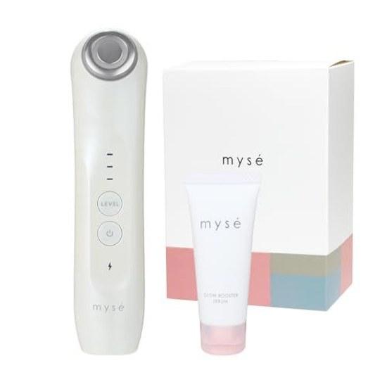 Yaman Facial Device Mize Glow Clear Booster Penetration Moisturizing Hydration RF EMS Pearl White MS77WAM Sticker