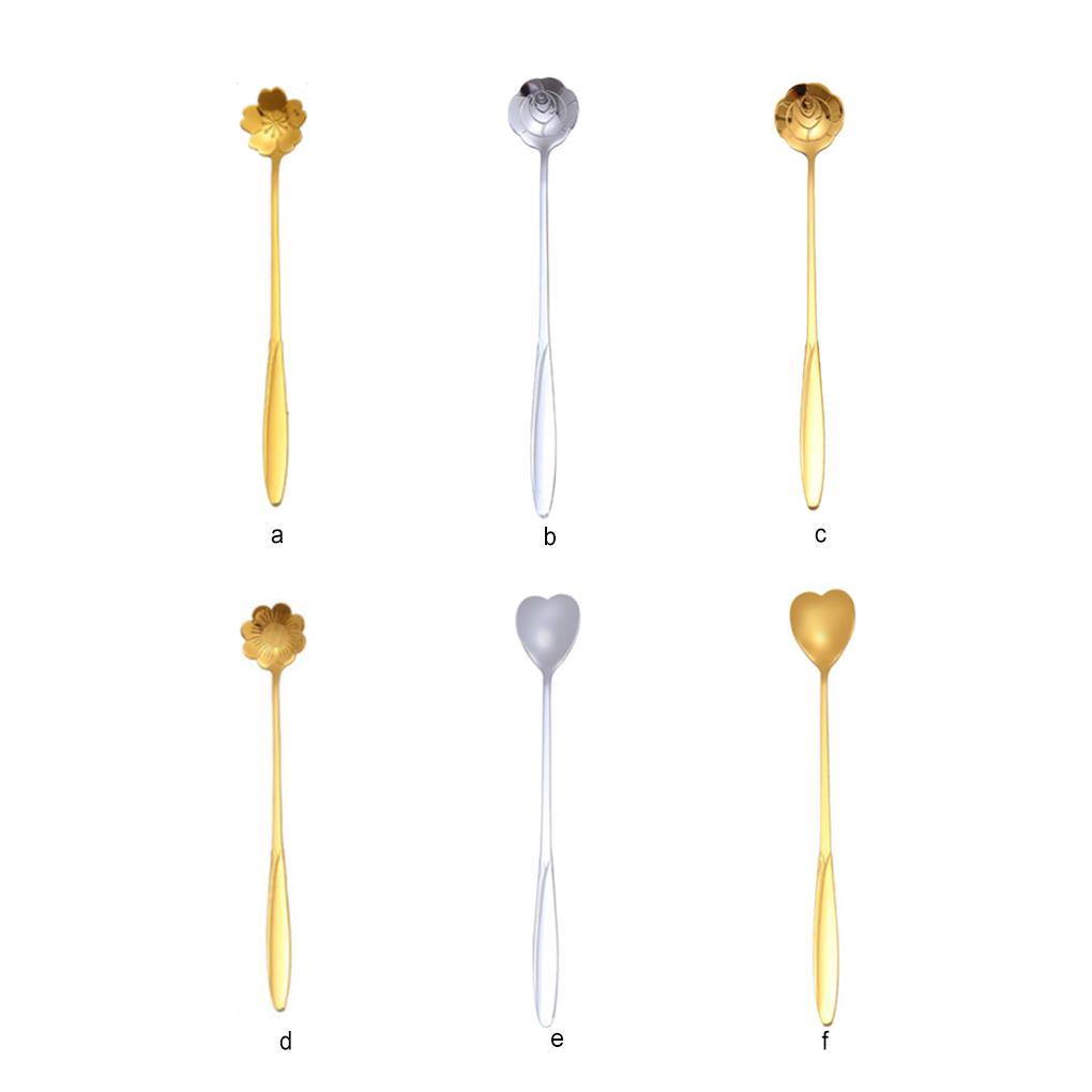 Nerezová dezertní lžíce Stylová pro všechny příležitosti Nerezové čajové lžičky Kovová čajová lžička