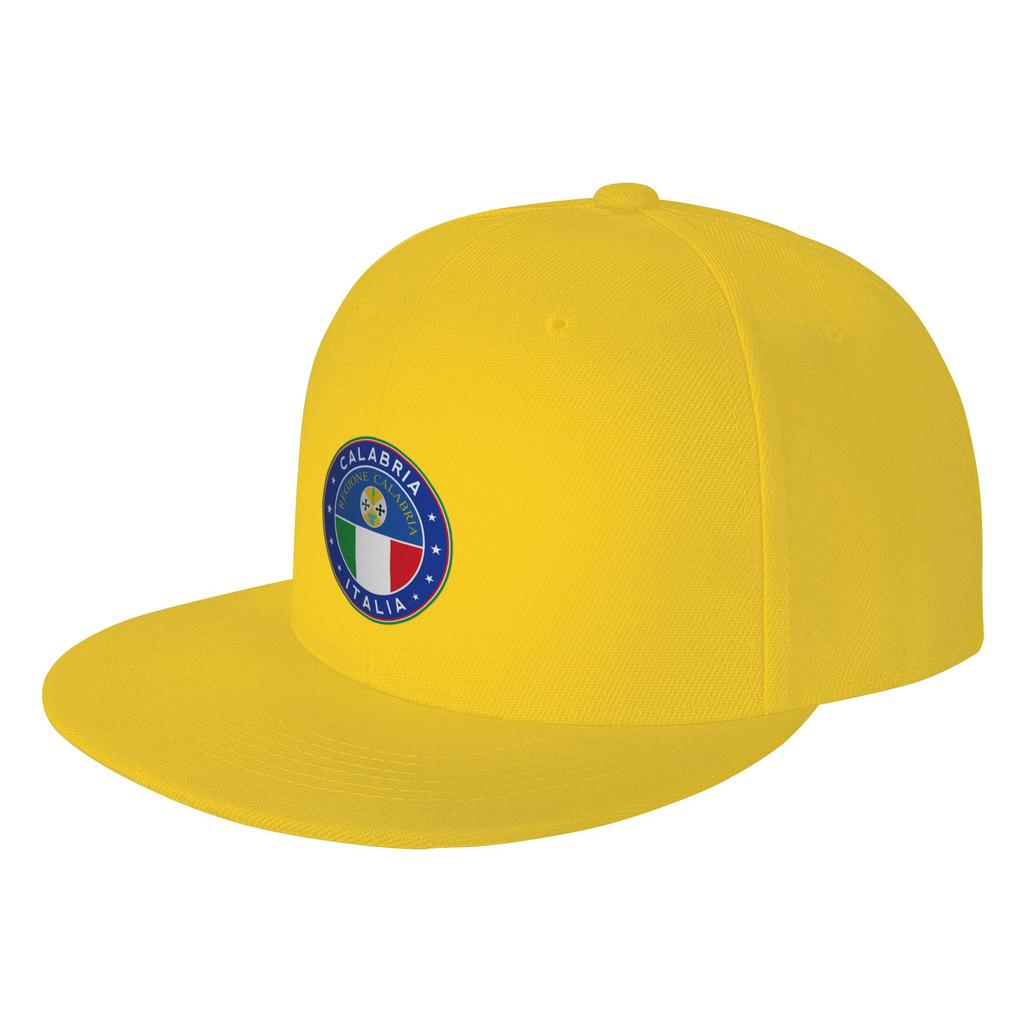 Fashion Calabria Italy Flat Brim Sun Hat Trendy Matching Sports Visors