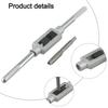 Bearing Steel Tap Adjustable Ratchet Tap Adjustable Ratchet Anti-Slip Handle Easy Installation For Easy Operation For Aluminum