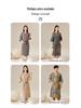 Pure Cotton Double Gauze Chinese Style Couple Bathrobe - Spring/Summer, Thin, Absorbent, Quick-Drying Pajamas/Homewear