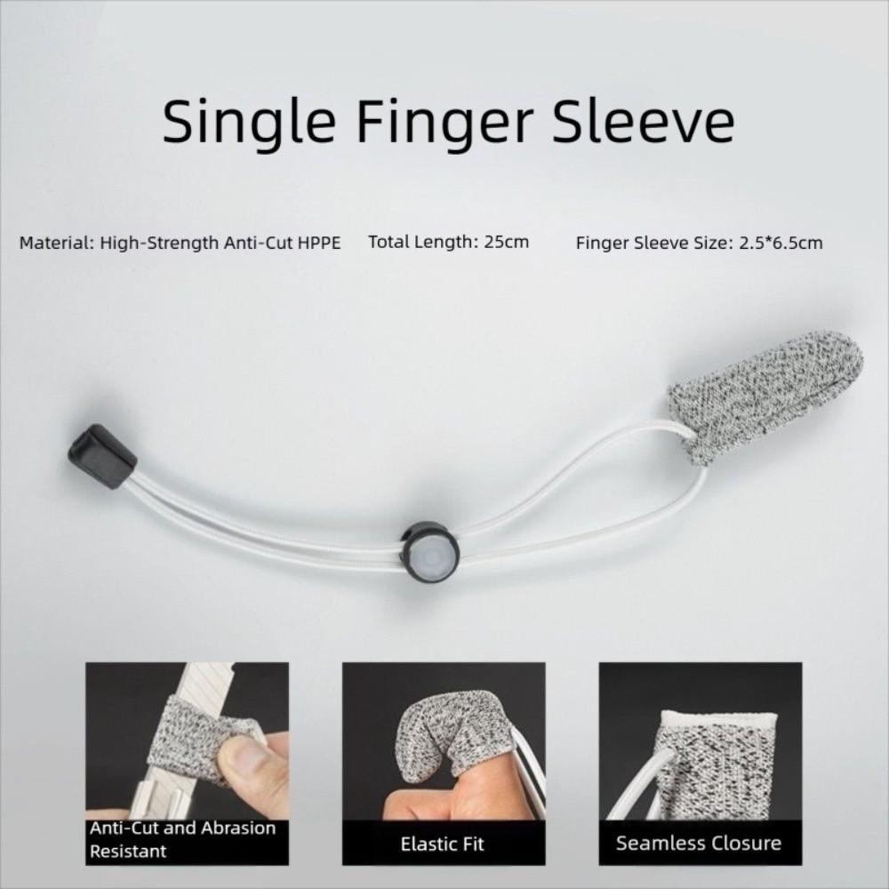 Anti-Slip Fishing Single Finger Gloves Breathable Wear-resistant Control Line Fishing Gloves with Elastic Band