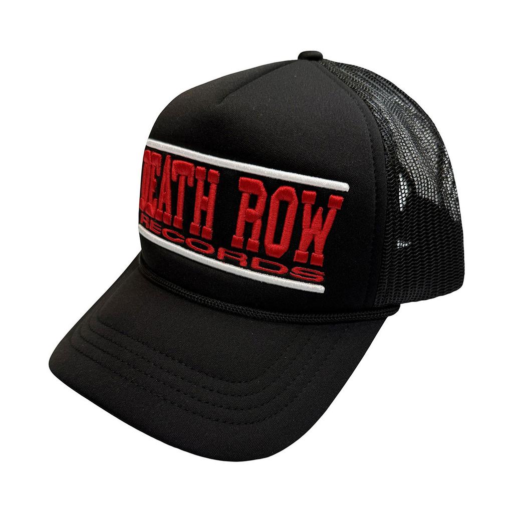 Death Row Records Unisex Adult Text Logo Mesh Back Trucker Cap
