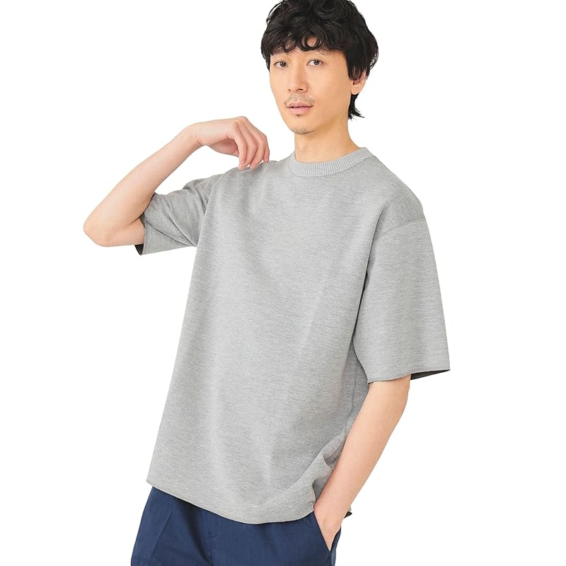 

[Beams] 100 известных товаров толстовка S/S Kanoko джерси с круглым вырезом мужская TOP_GREY S 11030023803