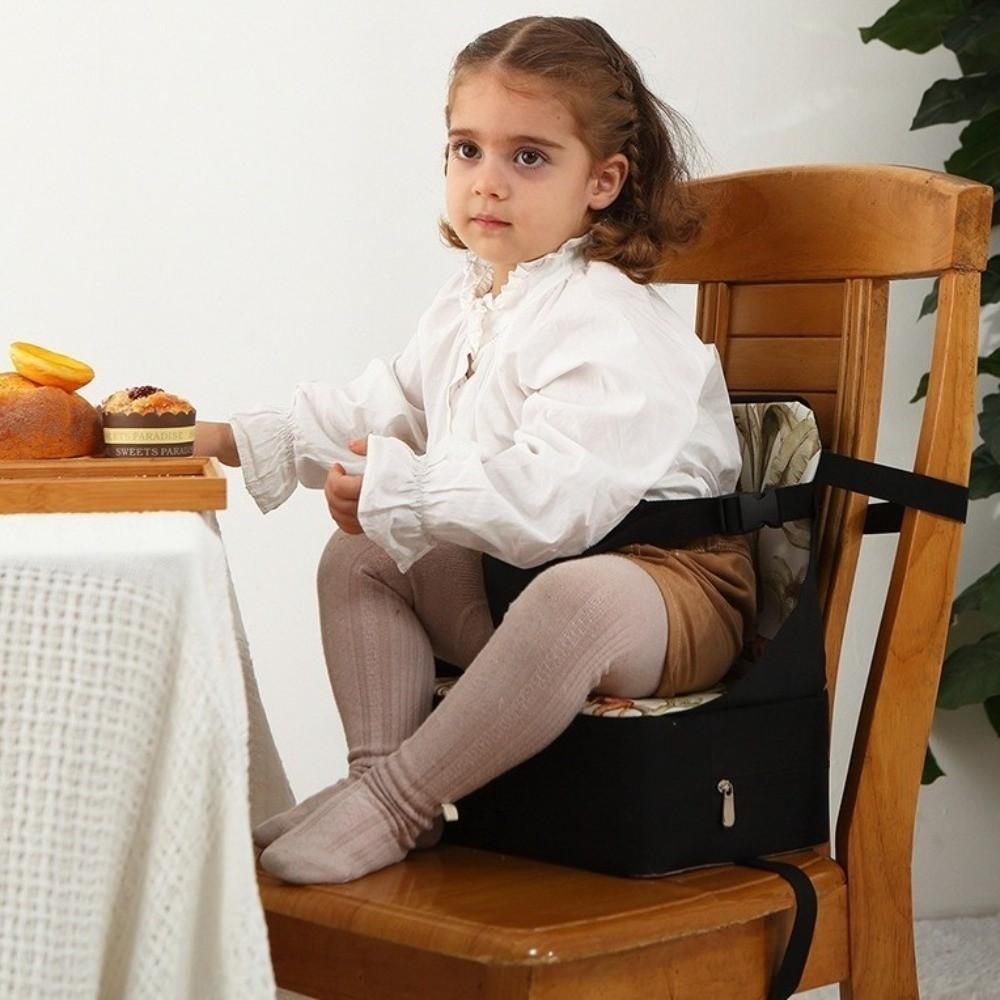 Easy Clean Toddler Dining Chair Cushion Foldable Anti-Slip Booster Seat Pad Travel Use