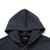 Li-Ning Casual Comfortable Simple Loose Versatile Hooded Cardigan Sweatshirt Unisex sweatshirt Black AWDVC13-5
