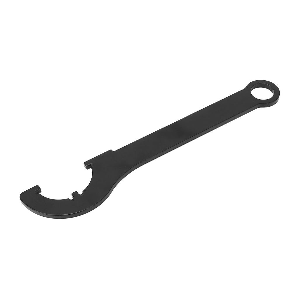 Spanner Wrench Black Color Portable Ergonomic Design 45 Steel Hook Wrench Tool for Machinery