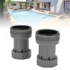 2pcs Pool Hose Adapter 1.5 Inch to 1.25 Inch Hose Conversion Adapter for Up Ground Pool Filter Pump
