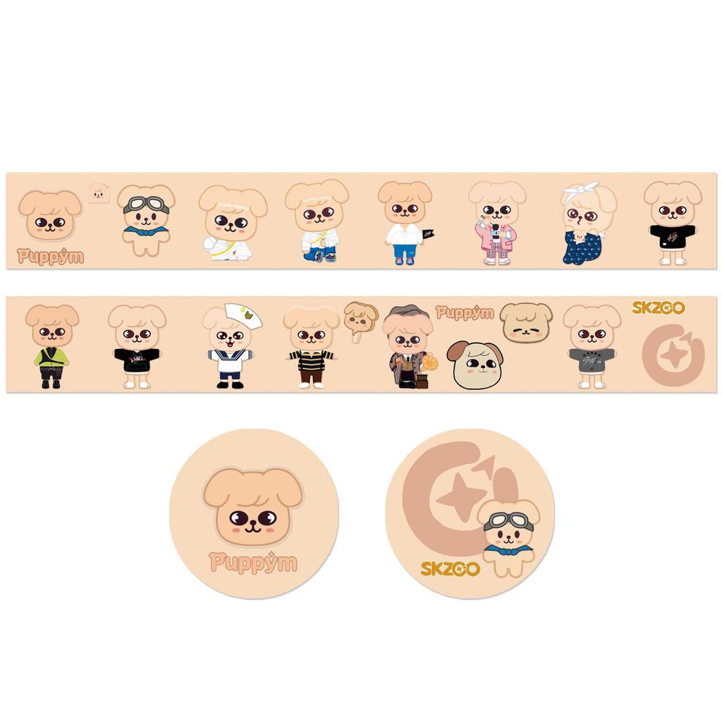 Stray Child Huang Xuanchen Animation Image And Paper Tape Skzoo Cute Hand Account Sticker Hand Account For Kids