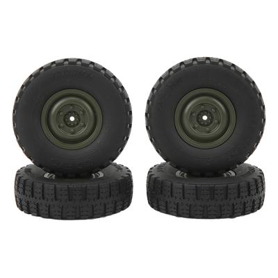 4 ks RC kola Profesionální vysoce výkonné náhradní RC pneumatiky pro RC auto Unimog Model P06
