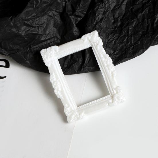 Barock Mini-Bilderrahmen Retro Kleiner Fotorahmen Vintage Winziger Fotorahmen DIY Zubehör für Schmuck Handyhüllen Kühlschrankmagnete Basteln