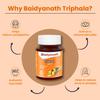 Baidyanath Triphala Tablets Pack Of 2 (60 Tablets Each) | Supports Healthy Digestion | Promotes Bowel Wellness And Natural Detox For Daily Cleansing