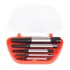 5Pcs Screw Extractor Drill Bits Guide Broken Damaged Bolt Remover Repair Tools