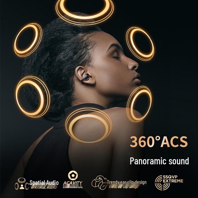 aigo TX02 Ear Clip Open-Ear Wireless Bluetooth Sports Headset