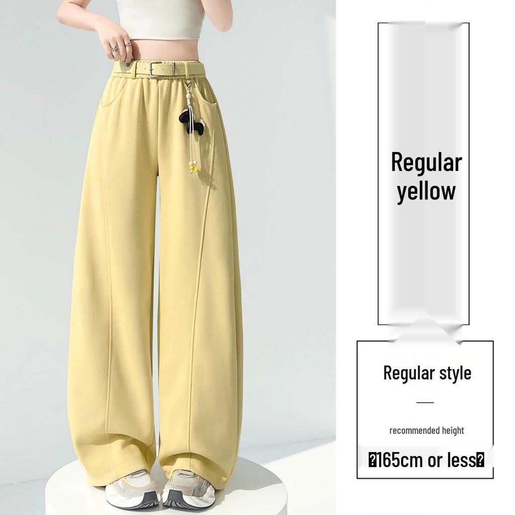 Women's High-Waisted Slimming Casual Wide-Leg Sweatpants for Summer 2026