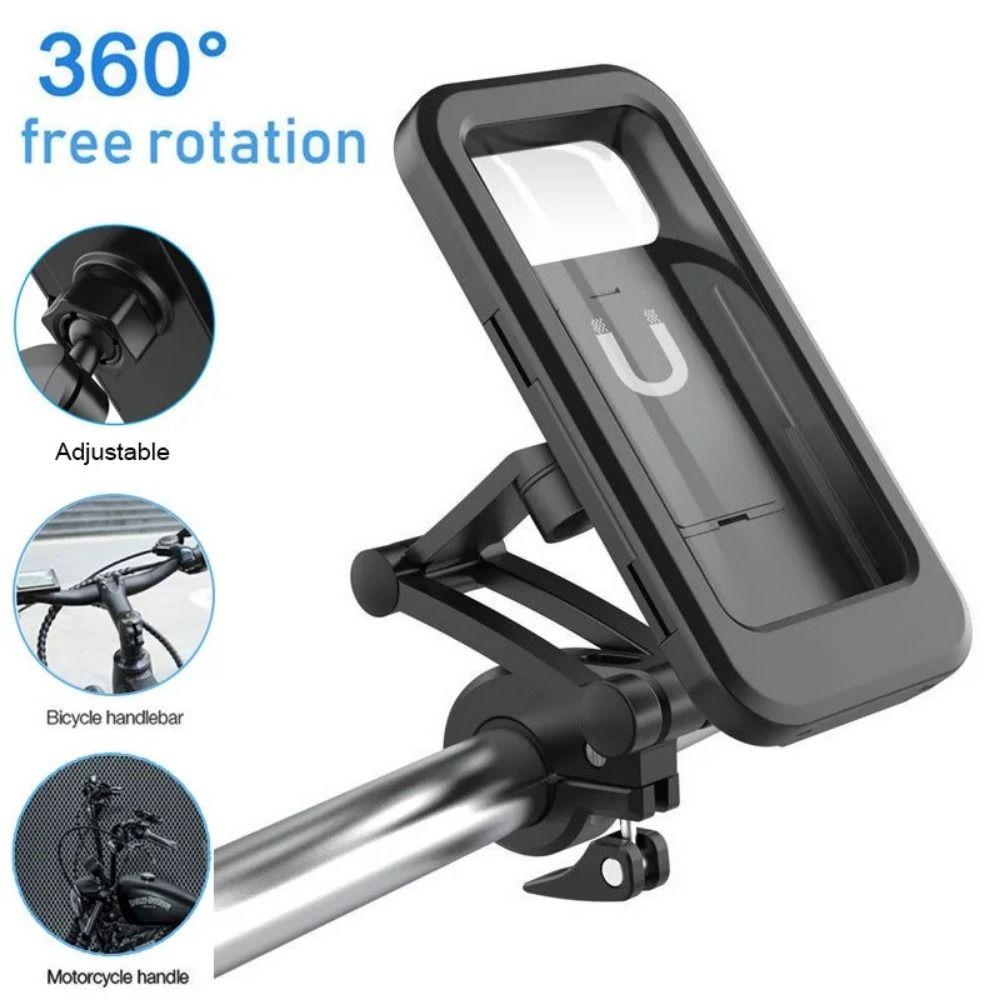 360° Swivel Motorcycle Phone Holder Waterproof Phone Navigation Holder Motorcycle Use