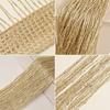 Glitter Curtains Tassel Curtains Hanging Door Curtain Encryption Partition Decoration Curtain for Door Living Room Bedroom