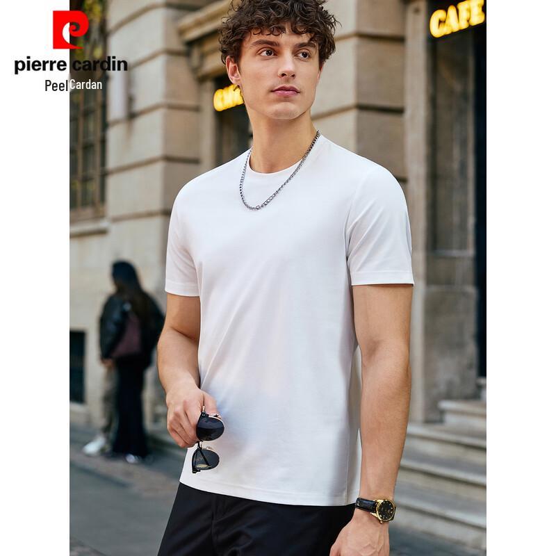 Pierre Cardin Men s 100-Count Mercerized Cotton Cooling T-Shirt XL
