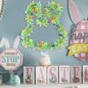 2M Easter Colorful Strips Hanging Garland Ornament DIY Wreath Crafts Spring Easter Home Decoration Kids Party Gift Rabbit Decor