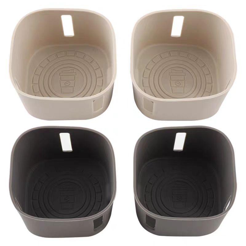 Suitable for Denza N8L N9 Water Cup Pad Three Row Seat Armrest Silicone Water Cup Cover Car Interior Accessories