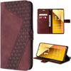 Case - Xiaomi - Redmi Note 13 5G - Embossed PU Leather - Red - Full Protection