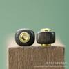 Ebony Wood Barrel Beads 9x8mm with 1.5mm Hole - DIY Hairpin Accessories, Tibetan Retro Style A108
