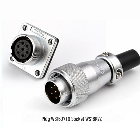 WEIPU WS16 Aviation Plug Industrial Connector, 2-10 Pin, Metal