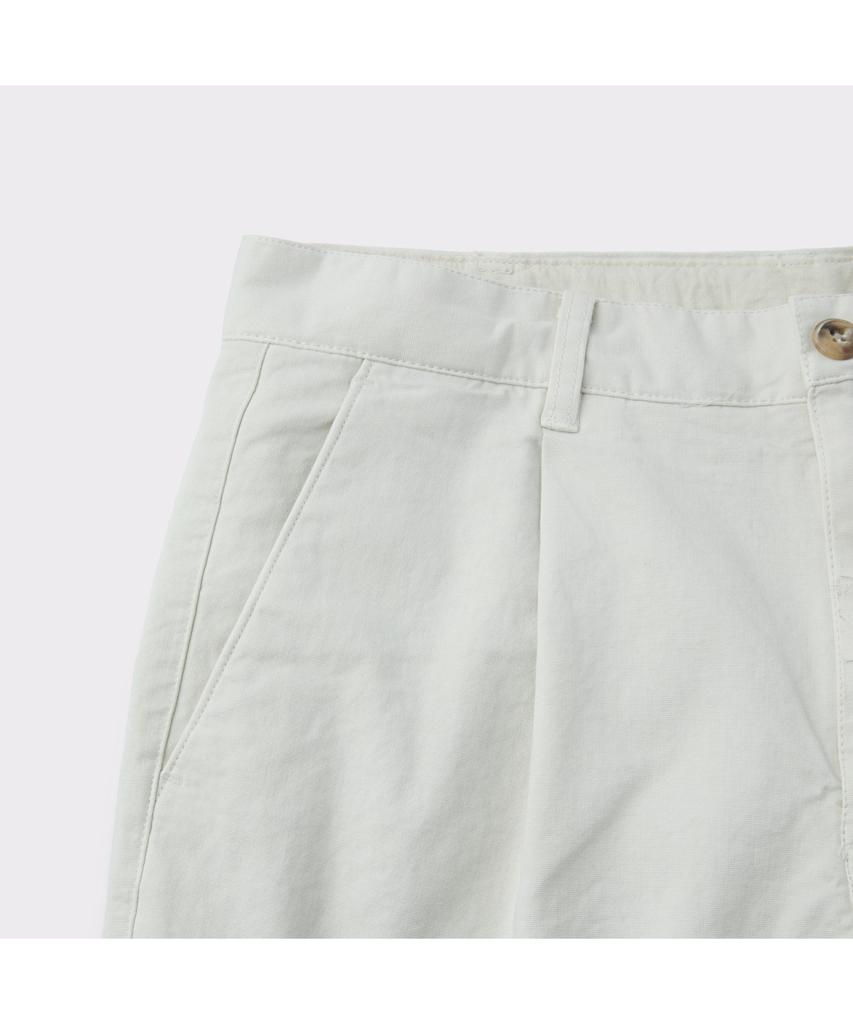Henlikoteun [British Sporting Club] Garment Dyeing One-Tuck Chino Pants Abpam26701Ivx