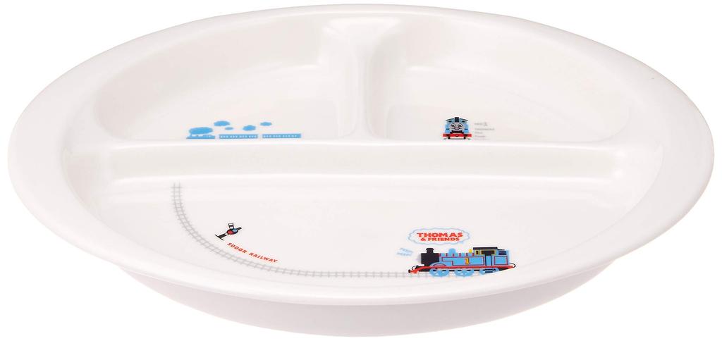 the Tank Railway Lunch Plate Dish 23cm Tableware White 662117 "Thomas Engine" Children's