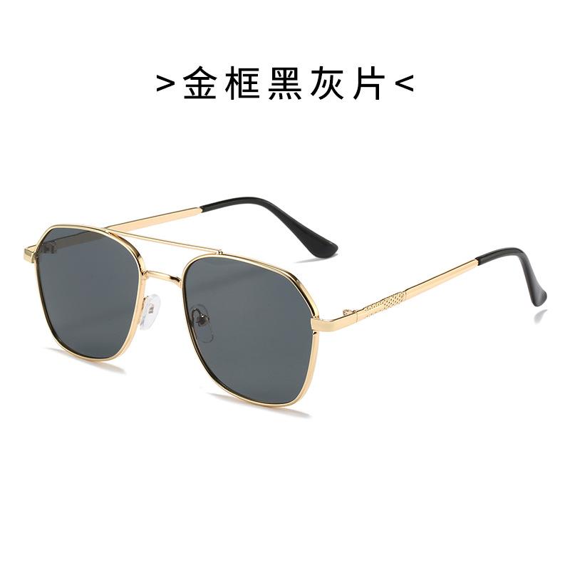 Okulary przeciwsłoneczne Handel Zagraniczny Te Same Spersonalizowane Modne Okulary Męskie Metalowe Okulary Przeciwsłoneczne