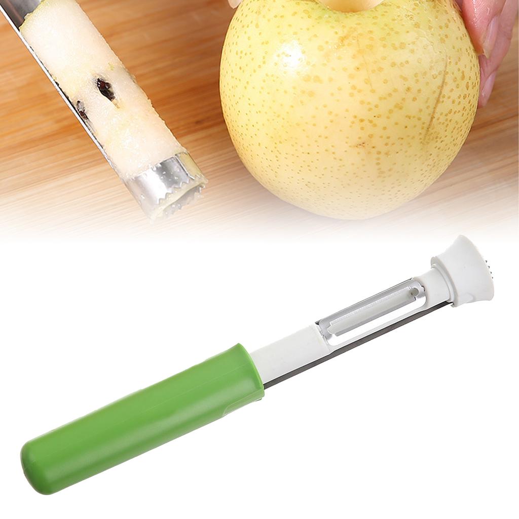 Fruit Peeler Seeder 2 In 1 Multi Function Portable Stainless Steel Pear Corer Kitchen Tool