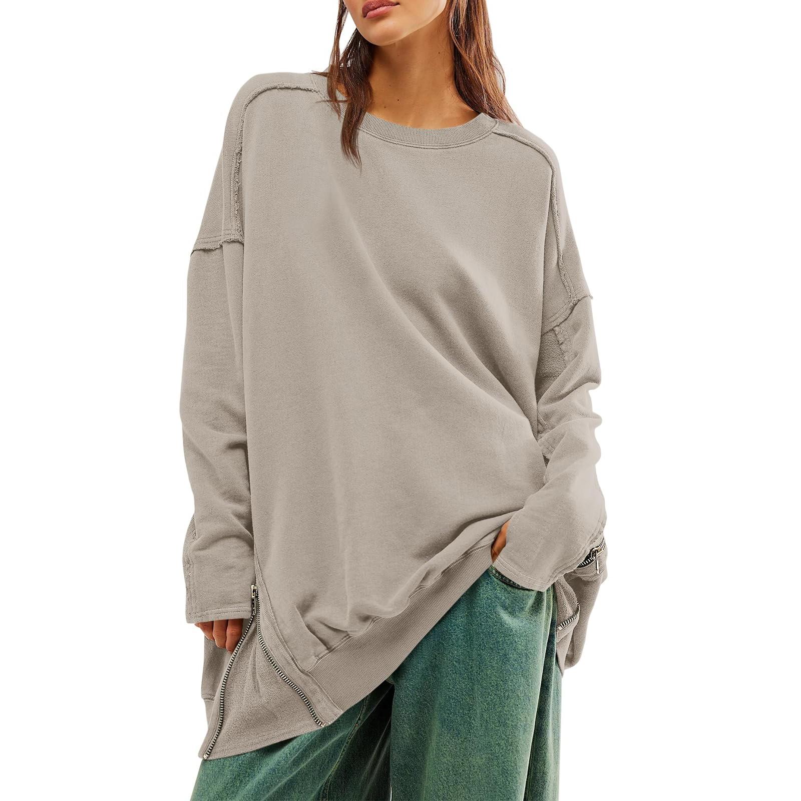 

Женские толстовки большого размера, флисовые толстовки, свитера с длинными рукавами, пуловер, осенняя одежда M