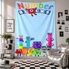 Wall TapestryNumberblocks Art Hanging Cloth Decorative Background Cover for Room Decoration