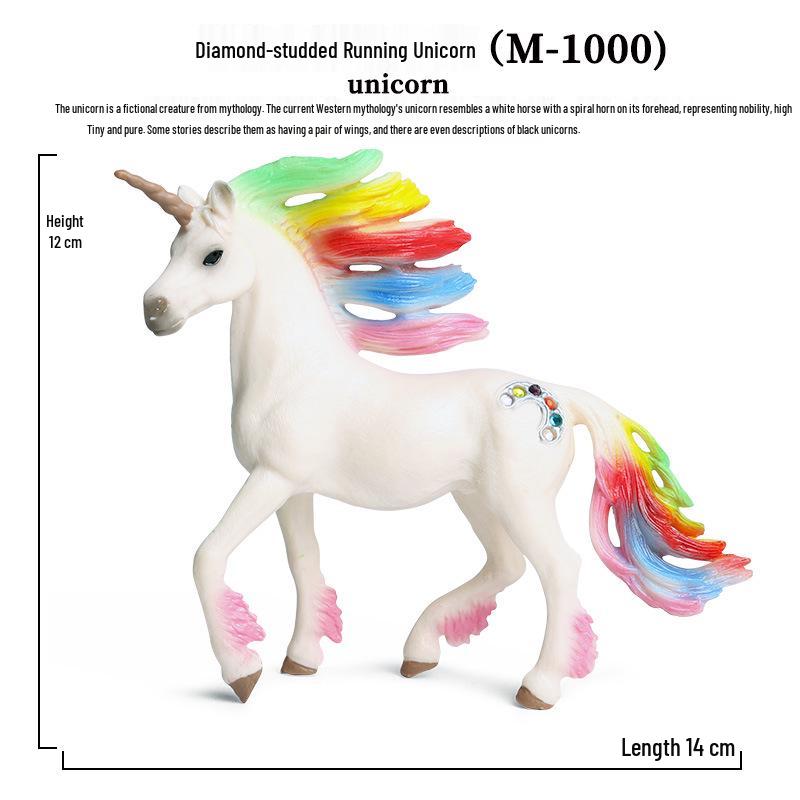 European Mythology Pegasus & Unicorn Children's Toy Figurine Set