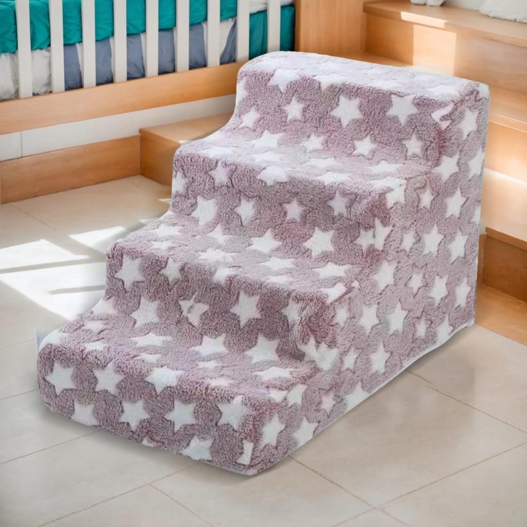 Pet Stairs Cat Steps For Vehicle Detachable Household Kitten Ramp For Puppies Cats Living Room Bedroom Study Windowsill Sofa Bed