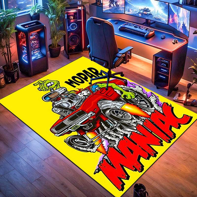 Rat Fury: Furious carpet Doormat Living room and bedroom mats Art Doormat Christmas gifts