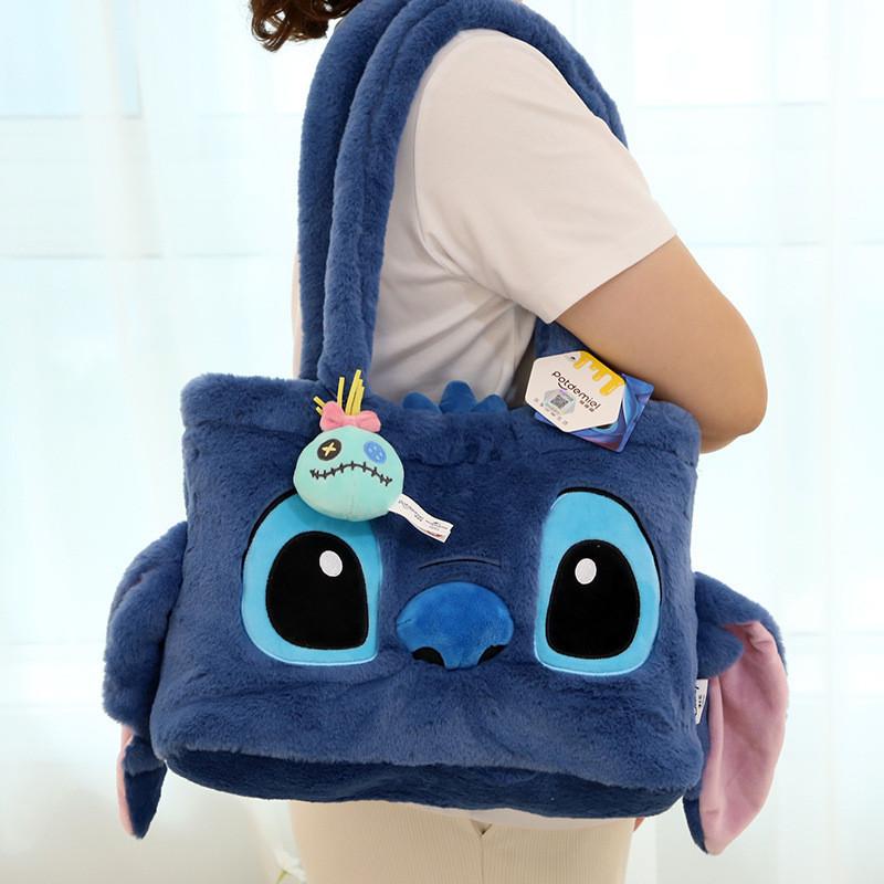 Genuine Stitch Plush Bag Cute Large Capacity Woody Autumn And Winter Plush Shoulder Bag Sullivan Tote Bag Book