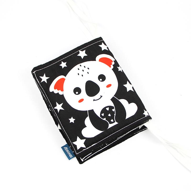 Aipinqi Black & White Crib Bumper Tear-Resistant Teething Book