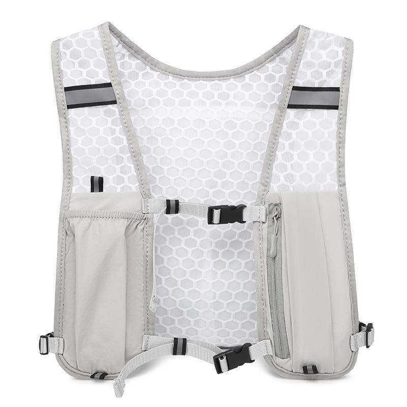 Breathable Running Hydration Vest 1Pcs Reflective Marathon Water Bladder Pack for Outdoor Triathlon Training Sports