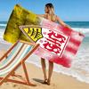 Stuttgart Soul Print Beach Towel, Large Soft Quick Dry Towel for Beach Camping Swimming