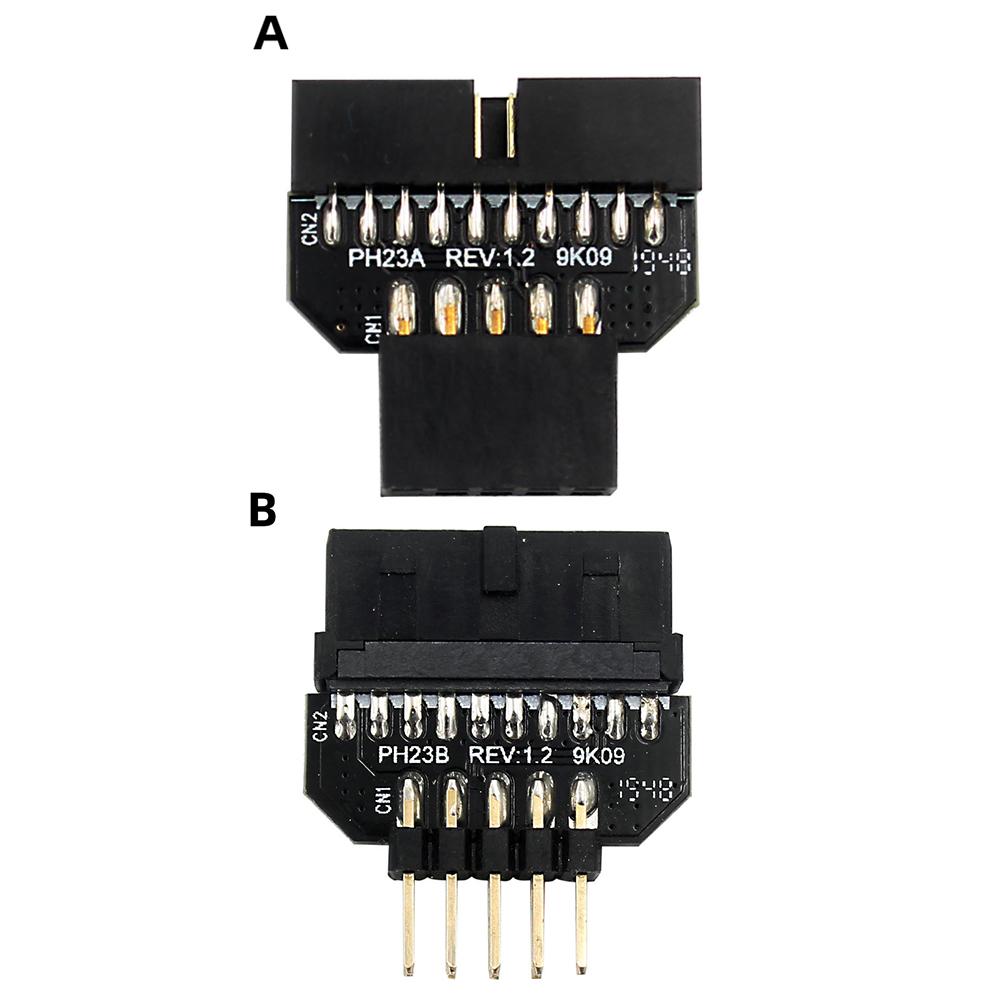 9 Pin Male Housing To USB 3.0 Converter USB3.0 To USB 2.0 Converter Connector Interface Adapter Motherboard Chassis  Accessories