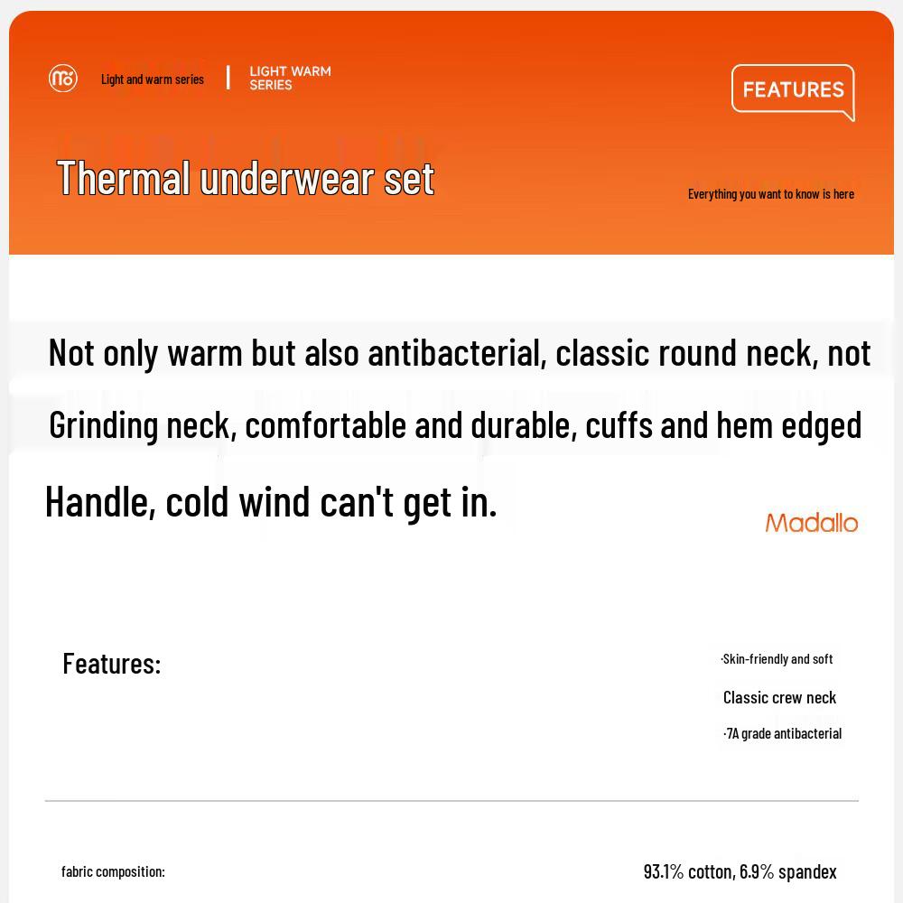 Men's Modal Cotton Thermal Base Layer Set