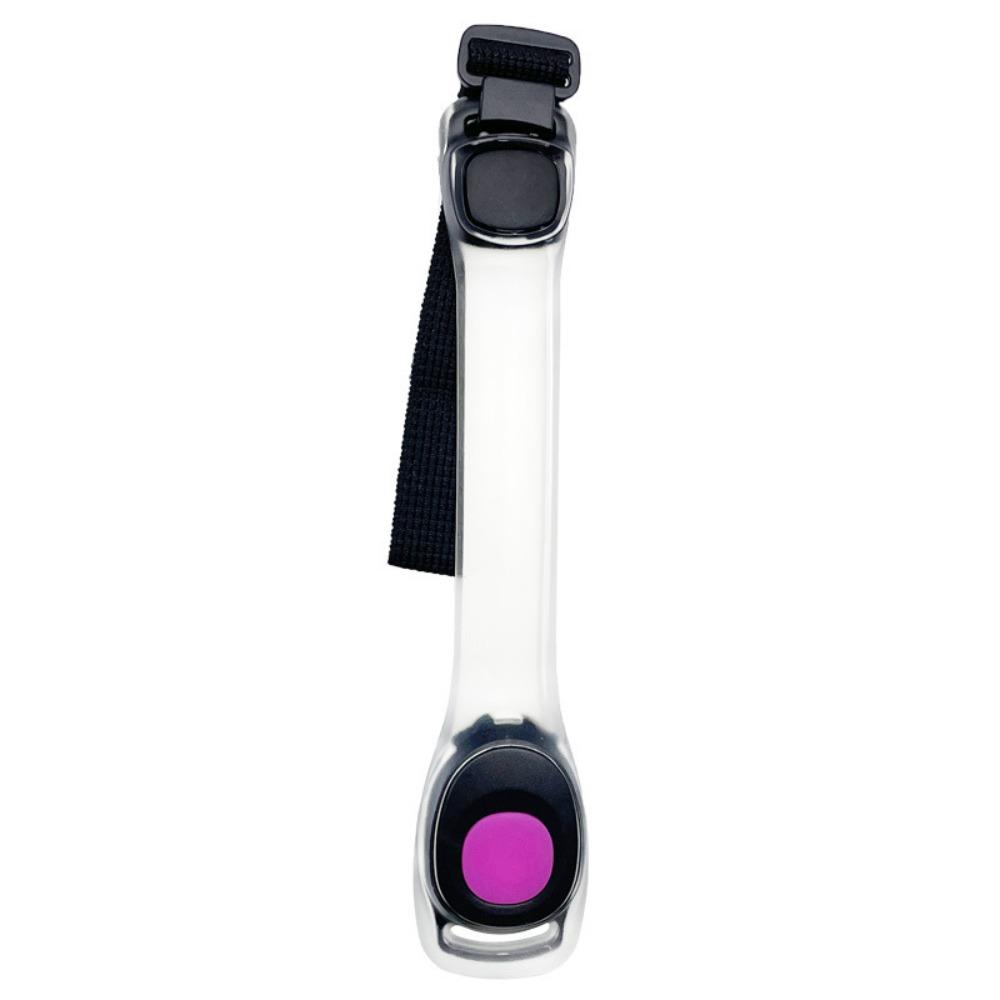 Adjustable Running Arm Belt Plastic PVC Luminous Bracelet  Outdoor Sports Night