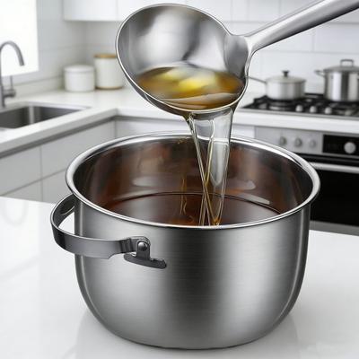 Bacon Grease Container with Strainer Stainless Steel Oil Storage with Lid And Handle High Temperature Oil Container Kitchen Grease Keeper