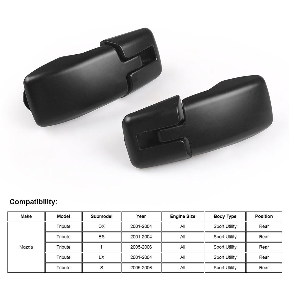 Liftgate Tailgate Glass Hinge Pair 924-119 For Mazda Tribute 01 02 03 04 05 06 ECY1622AXA ECY1632AXA
