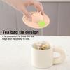 Silikon-Tassendeckel Hitzebeständig Rutschfest Katzenkopf-Design Tassenisolierer-Deckel mit Teebeutelhalter Spülmaschinenfest Tassenabdeckung für Kaffee Milchtee