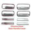 For Toyota Hilux SURF 1996 1997 1998 1999 2000 2001 ABS Chrome Car Accessories Plated Door Handle Bowl Covers Trim Paste Style