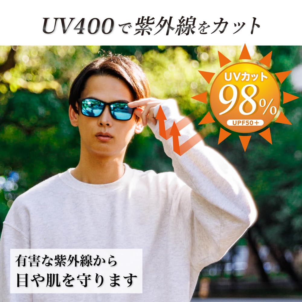 Polarized Feels Like Not Wearing UV Polarized Sunglasses for Driving [GRADE] Men's Sunglasses, Lightweight, You're Anything, Stylish, Protection,